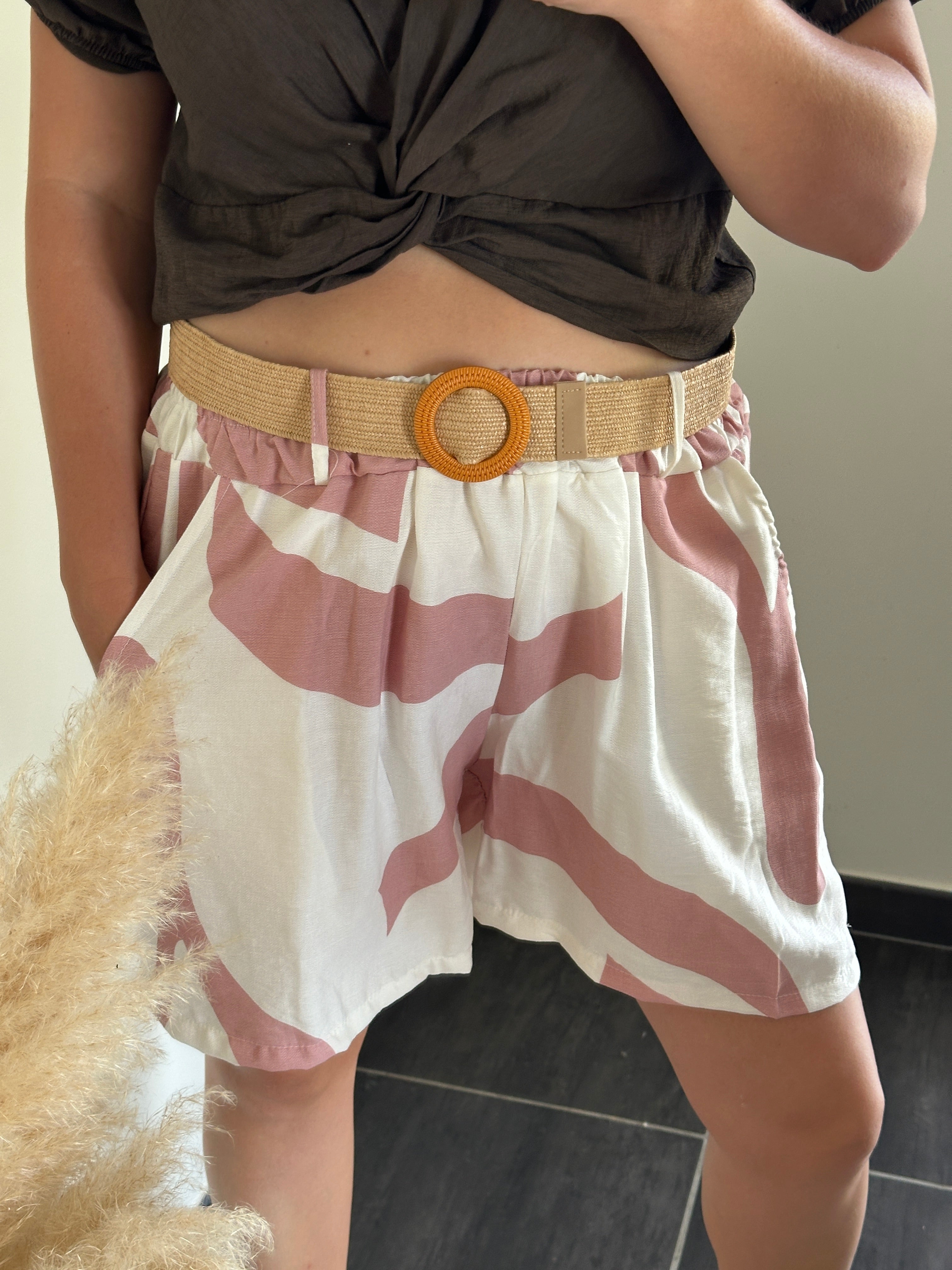 Short à motifs